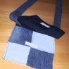 Schultertasche★aus Jeans★klein★in Patchwork★von Hobbyhaus