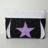 Kosmetiktasche Jessy s/w Stern