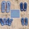 Flip Flops in Denimblue aus recycelten Jeans
