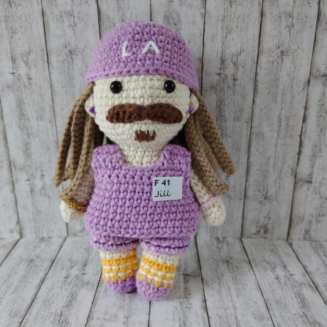Material-Kit Jill Deimel inspirierte Amigurumipuppe