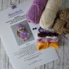 Material-Kit Jill Deimel inspirierte Amigurumipuppe