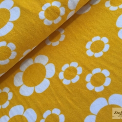 Joy flower Blumen gelb Stretchfrottee Finnland