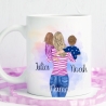 Mama Tasse mit Kinder, personalisiert mit Name