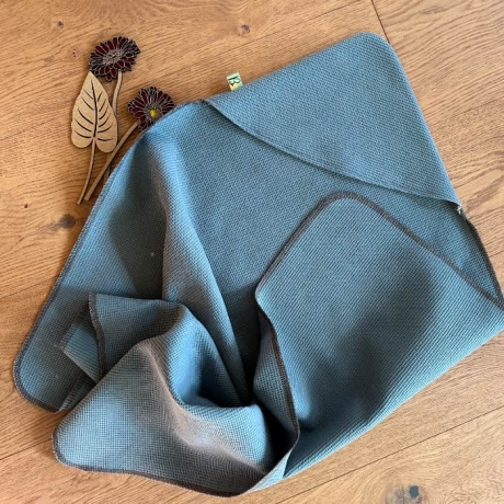 Kapuzenhandtuch blau
