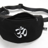 Goa Bauchtasche Om schwarze Gürteltasche Hip Bag Bauch Tasche