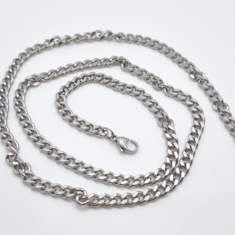 Edelstahkette Gliederkette 62cm (K15)
