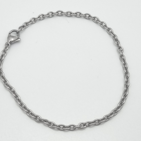 Edelstahl Gliederarmband ca.19cm (K33)