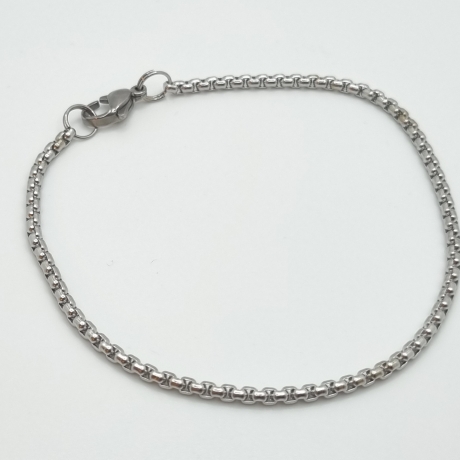 Edelstahl Gliederarmband ca. 20 cm (K38)