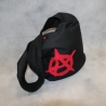 schwarze Yogatasche Tasche Punk Yoga Umhängetasche Anarchie