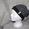 Goa Wende Beanie Om Mütze schwarz Sterne Beanie Schlapphut