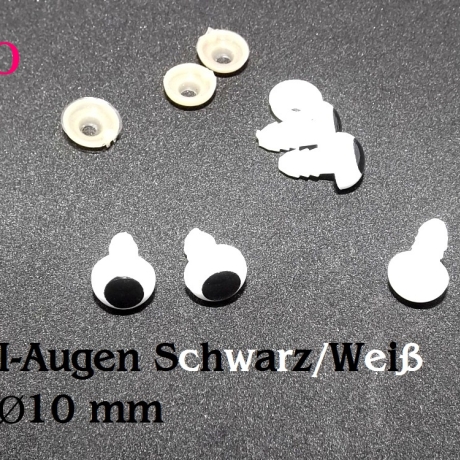 Teddy-Augen Sicherheitsaugen Plüschtier-Augen Comic-Augen (10)