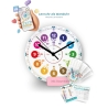 Acryl Lernuhr 20 cm – leise & inkl. Lernmaterial | rainbowatch©