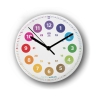 Acryl Lernuhr 20 cm – leise & inkl. Lernmaterial | rainbowatch©