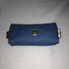 Hundekotbeutel Tasche blau lila inklusive Kotbeutel 