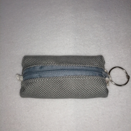 Hundekotbeutel Tasche grau blau grün inklusive Kotbeutel 