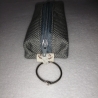 Hundekotbeutel Tasche grau blau grün inklusive Kotbeutel 