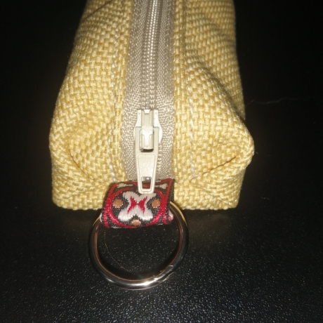 Hundekotbeutel Tasche beige braun inklusive Kotbeutel 