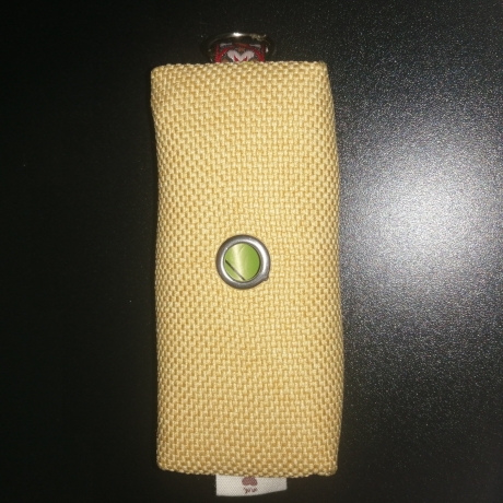 Hundekotbeutel Tasche beige braun inklusive Kotbeutel 