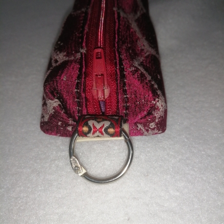 Hundekotbeutel Tasche rot lila inklusive Kotbeutel 