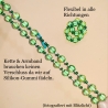Kinder-Schmuck-Set Kette & Armband Elefant Grün Perlenschmuck 