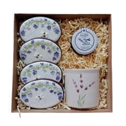 Lavendel Geschenkset. Personalisierbar. Geschenkbox: 25*25*12 cm