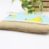 Kleine Tasche Reisepasshülle Bananen Handmade Unikat Geschenkidee