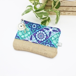 Kleine Tasche Reisepasshülle Mandala Handmade Unikat Geschenkidee