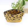 Kosmetiktasche Leo Muster Geschenkidee Handmade Unikat