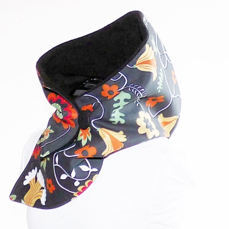 Kapuzenschal - Baumwolle mit Fleece, Schal, Tücher, Kapuze