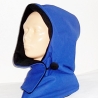 Kapuzenschal-Softshell / wasserdicht / royalblau, Schal, Tücher