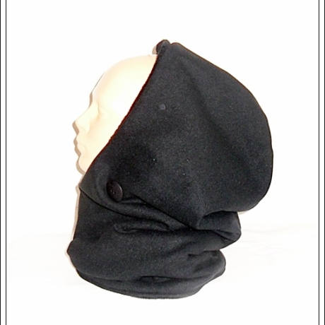 KapuzenLoop - Softshell / wasserdicht / schwarz, Schal, Loop