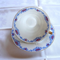 Vintage Kaffeegedeck von Waldershof Bavaria 50er Jahre