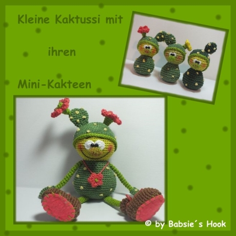 Häkelanleitung ♡ Kleine Kaktussi & Mini-Kakteen♡ 