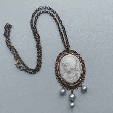 Halskette Kamee Cameo