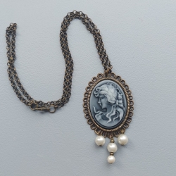 Halskette Kamee Cameo