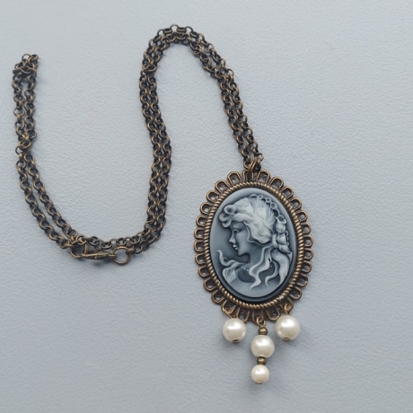 Halskette Kamee Cameo