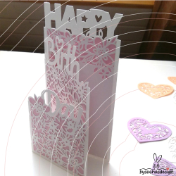 Karte Happy Birthday Plotterdatei SVG DXF