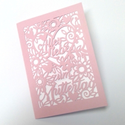 Karte Muttertag Plotterdatei SVG DXF FCM Karte Muttertag Plotterdatei SVG DXF FCM