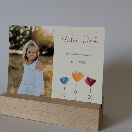 50 Dankeskarten Kommunion Konfirmation Frühlingsgelb