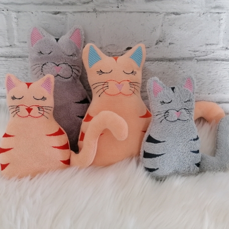 Stickdatei Katze ITH Schmusetier XL SET