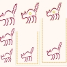 7x Katze Lollihalter Beutel Halloween Deko Stickdatei stickdirwas