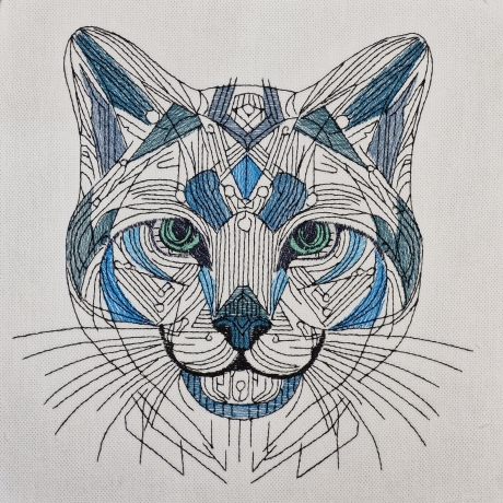 Katze 01 - 19.57 x 19.32 cm