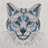 Katze 01 - 19.57 x 19.32 cm