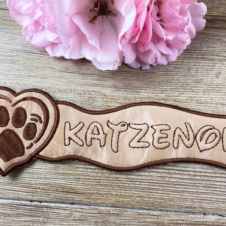 Stickdatei 3D-Anhänger KATZENOMI, 3D-Stick, Lesezeichen