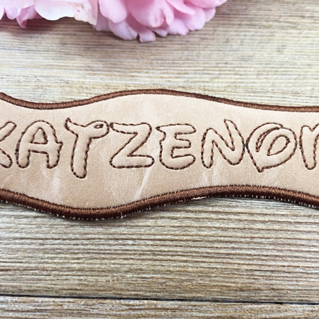 Stickdatei 3D-Anhänger KATZENOMI, 3D-Stick, Lesezeichen