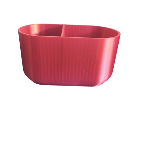 Küchenutensilienhalter – zeitloses Design, zwei Fächer, PLA