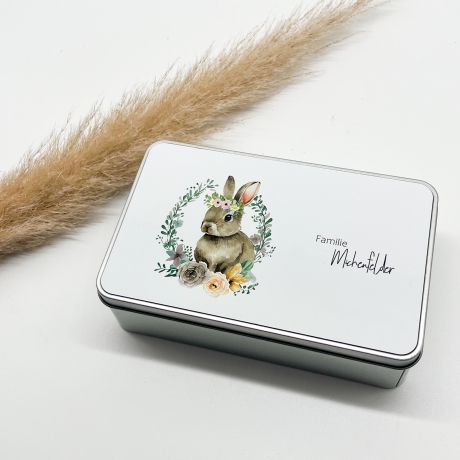 Dose Osterhase mit Name personalisiert - Frohe Oster Geschenk