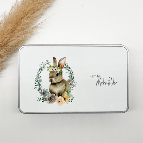 Dose Osterhase mit Name personalisiert - Frohe Oster Geschenk