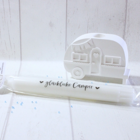 Camping * Campingliebe * Kerze * Geschenk * Kleinigkeit