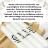 Adventskerzen 4er Set mit Beschriftung in Holzbox ~ Advent